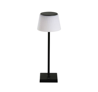 Vonkajšia solárna LED stolová lampa Immax BONITO, čierna, 4W, 200lm, CCT, stmievateľná